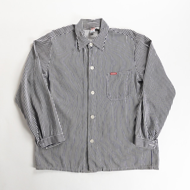 1970s "German Vintage" Cotton Stripe Work Jacket