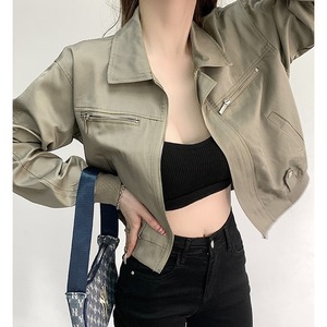 box-silhouette retro compact jacket la2351
