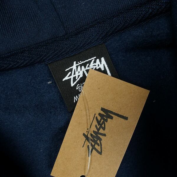 Size【XL】 STUSSY ステューシー 25SS STOCK LONDON ZIP HOOD NAVY