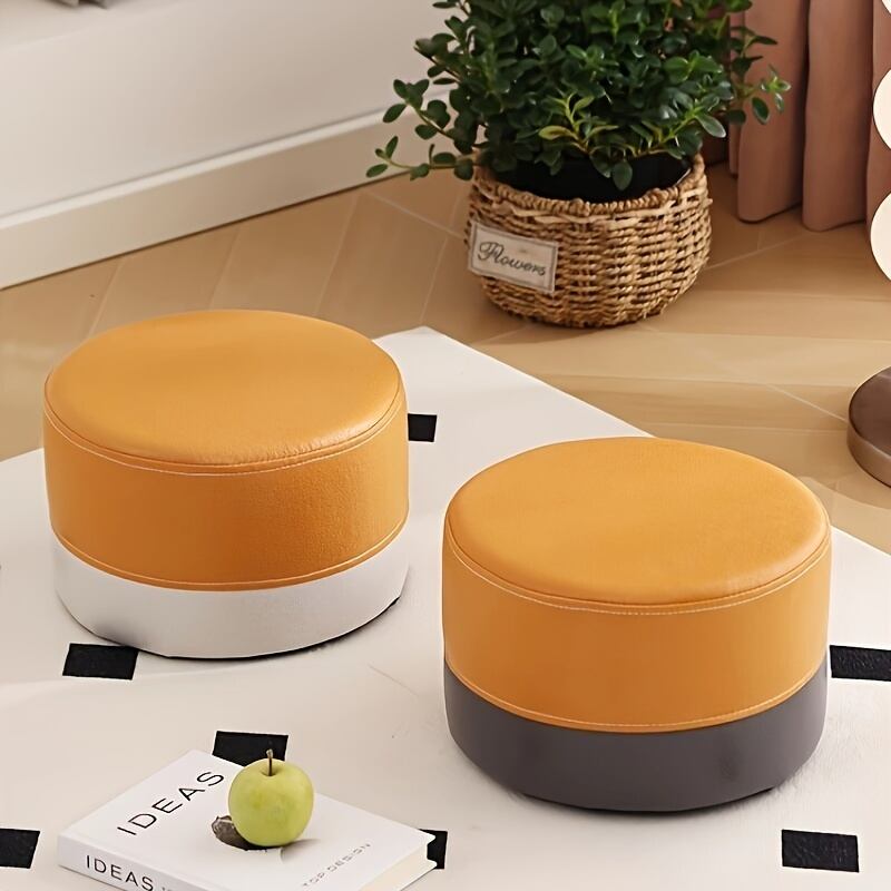 スツール ツートン カラー 円形 おしゃれ かわいい インテリア 北欧