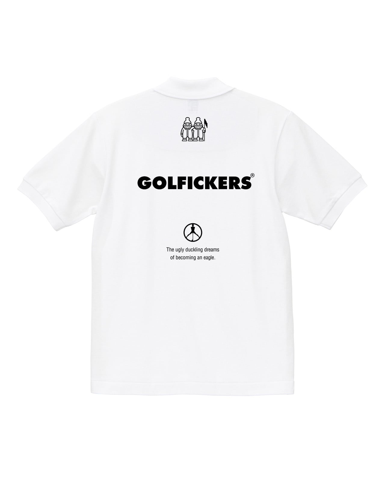 HOLE 664] 鹿の子ポロシャツ -White- ☆予約商品 | Golfickers