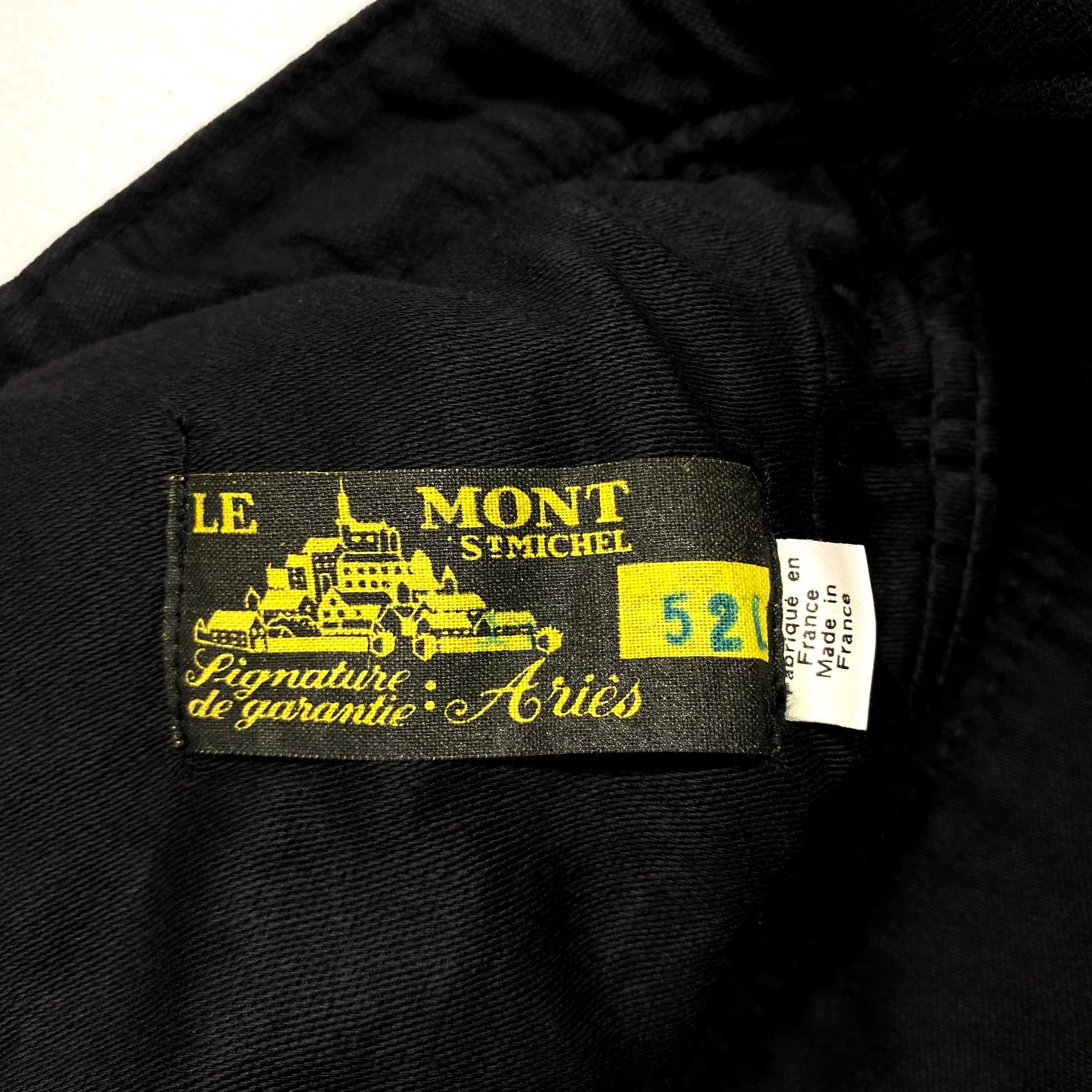 美品 50年代 Le Mont St Michel ル モンサン ミッシェル ブラック