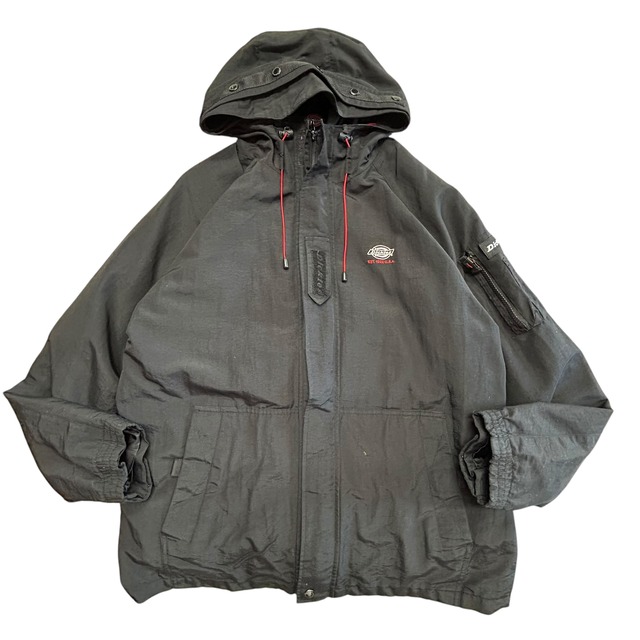 【Dickies/ディッキーズ】インナージャケット付◎ブラックロゴ 防寒 XL