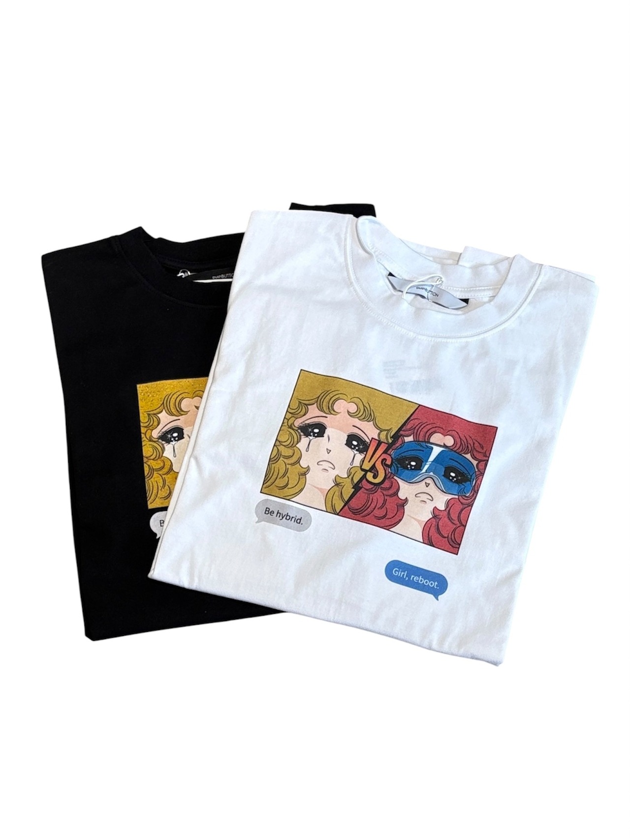 【26AW】push BUTTON プッシュボタン / Tシャツ / CRYING GIRL GRAPHIC T-SHIRT - 5