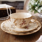 Sarreguemines Louis XV|サルグミンヌ ルイ15世 可憐な花々のトリオ【訳あり】 thumbnail 1