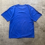 RIVERSIDE BASE 『R .I.P. KING OF POP』FADE WASH T-SHIRTS FADE BLUE