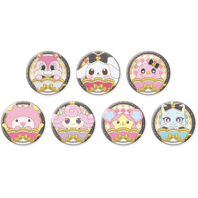 【7種セット】ハピセレ202609 マスコット缶バッジ全7種（トレーディング）【コンプリート】