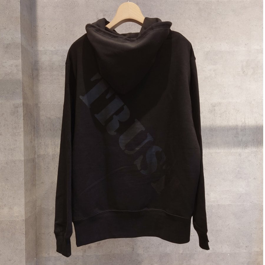 【ブラック】長袖 セットアップ パーカー フーディー パンツ セット ロゴ シンプル プリント ストリート ユニセックス original setup長袖