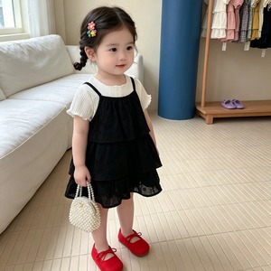 【BABY&KID】ブラックスリップドレス
