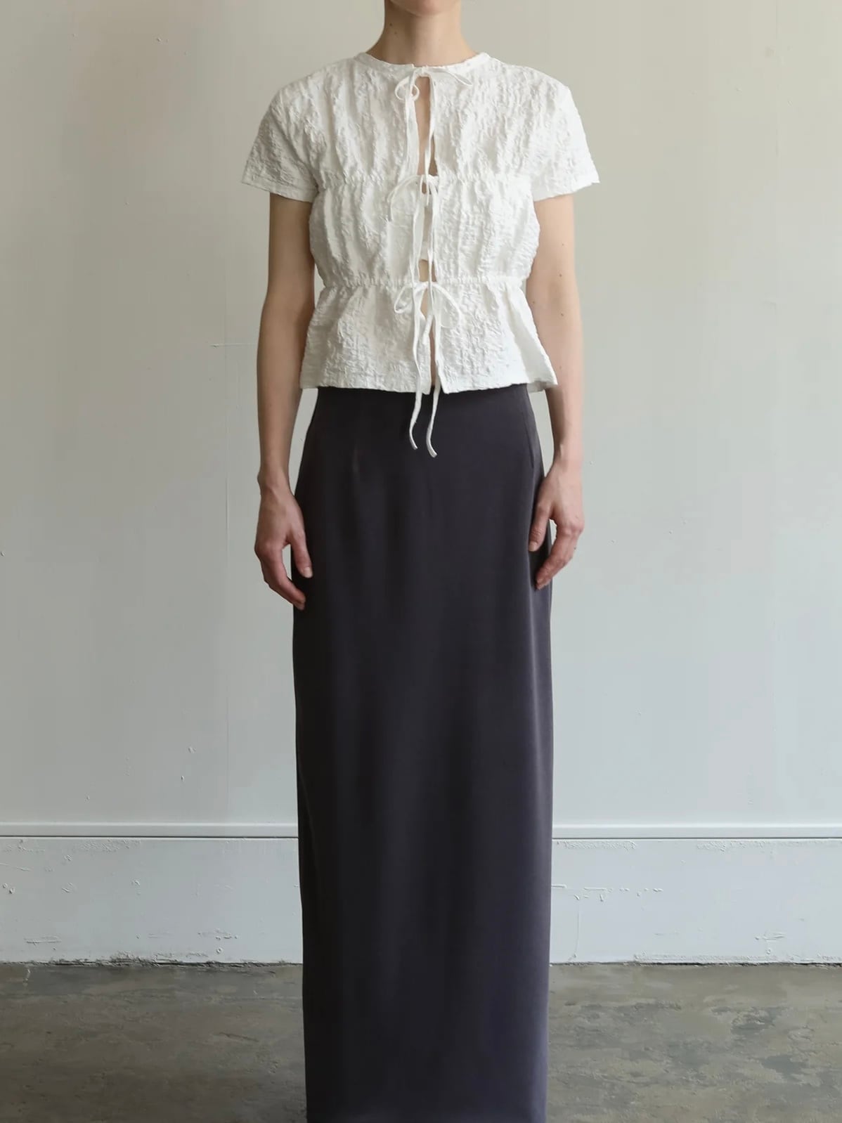 2025ss little suzie 2WAYトップス リトルスージー Little Suzie リトル スージー / トップス / Organic Cotton Wrinkle