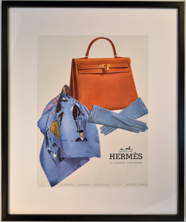 HERMES Calèche parfum ポスター