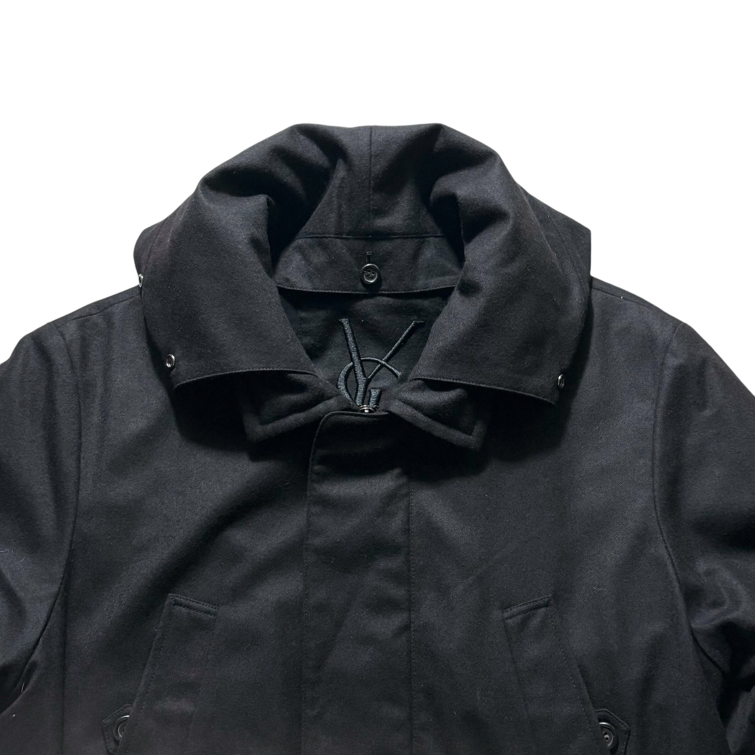 2010AW YVES SAINT LAURENT by Stefano Pilati wool coat | NOIR ONLINE