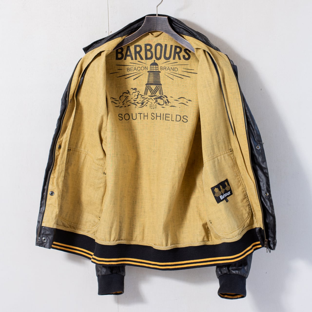 Duralinen Flyer jacket Black 3crest Large @2000s e3049c | British