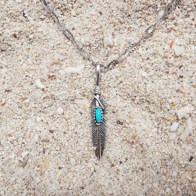 Heather Turquoise Pendant-top《SILVER925》11381149