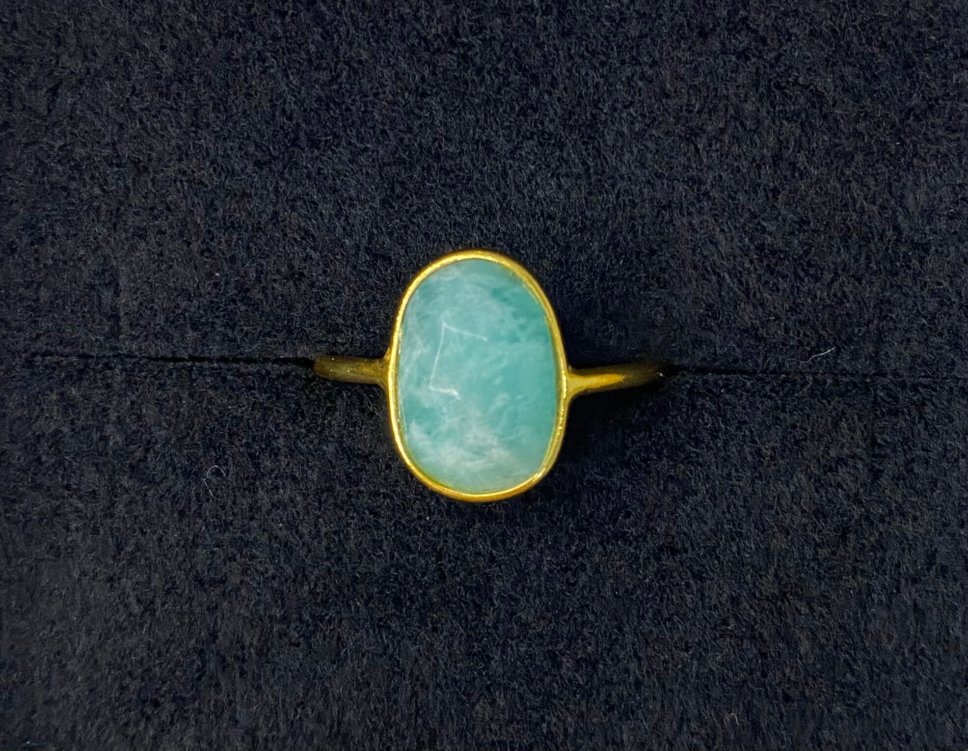 ada618shi様 10/6ご購入分 アマゾナイト 10.5号【サイズ変更】