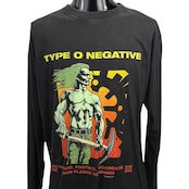 【TYPE O NEGATIVE】タイプ・オー・ネガティヴ "Casket Crew" 1995コピーライト 90's Vintage ロングスリーブ Tシャツ