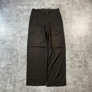 90s GIORGIO ARMANI slacks black イタリア製