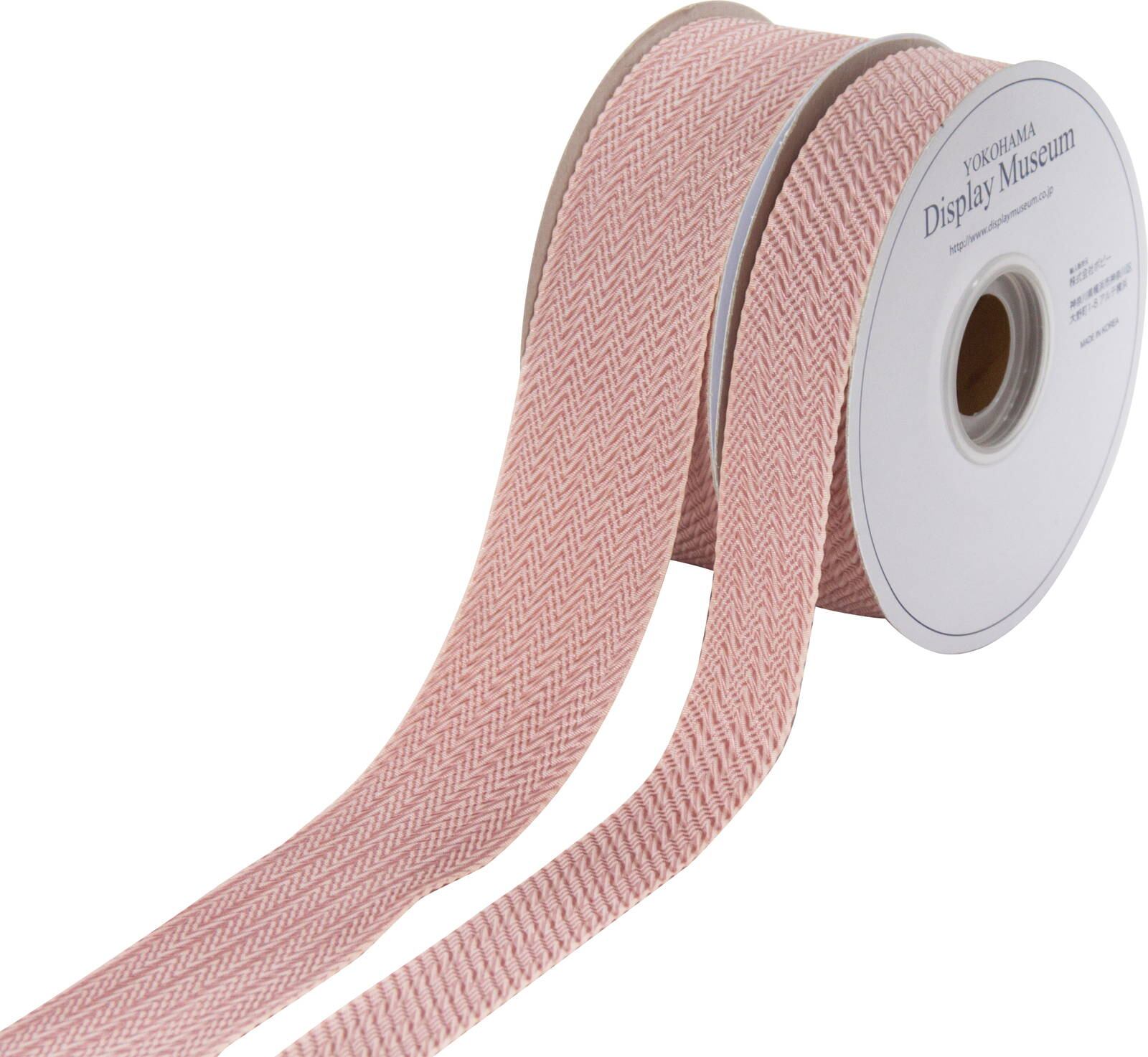 ＷＲＩＮＫＬＥＤリボン２５ミリ　ホワイト系　MRK-0036CR　4961823788161　リボン > 定番リボン