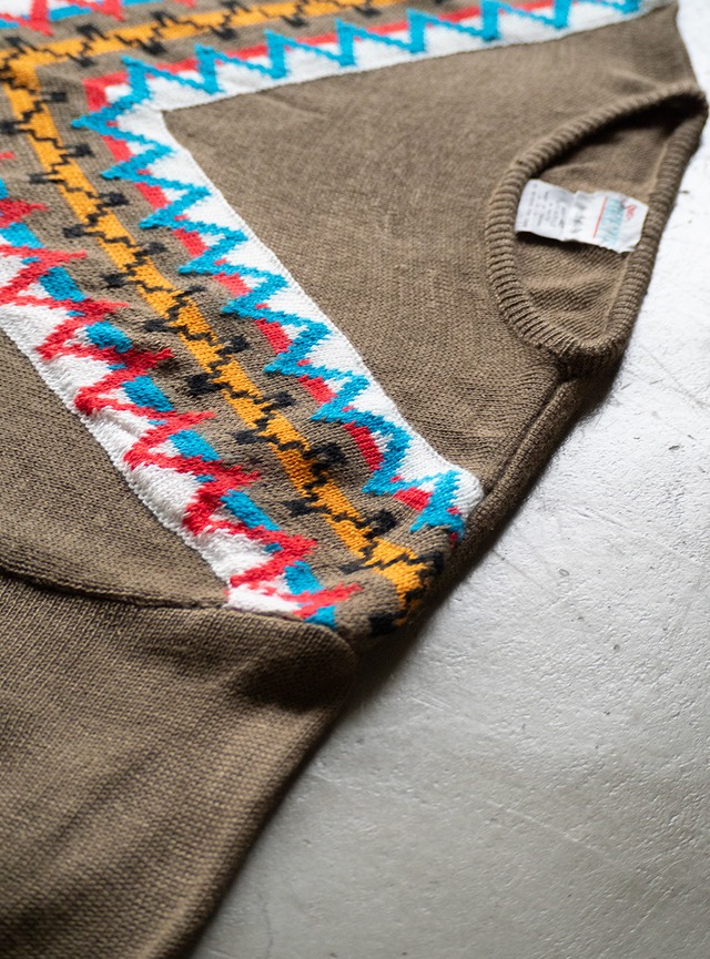 "Sue BRETT" 1980s Acrylic knit pullover