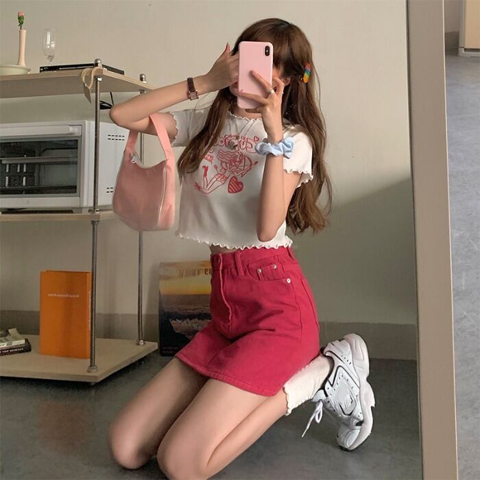 スタイルスカート サマーレディースカジュアル ストリート 大人ガーリー スウィート キュート 夏物 モンロー60671230493