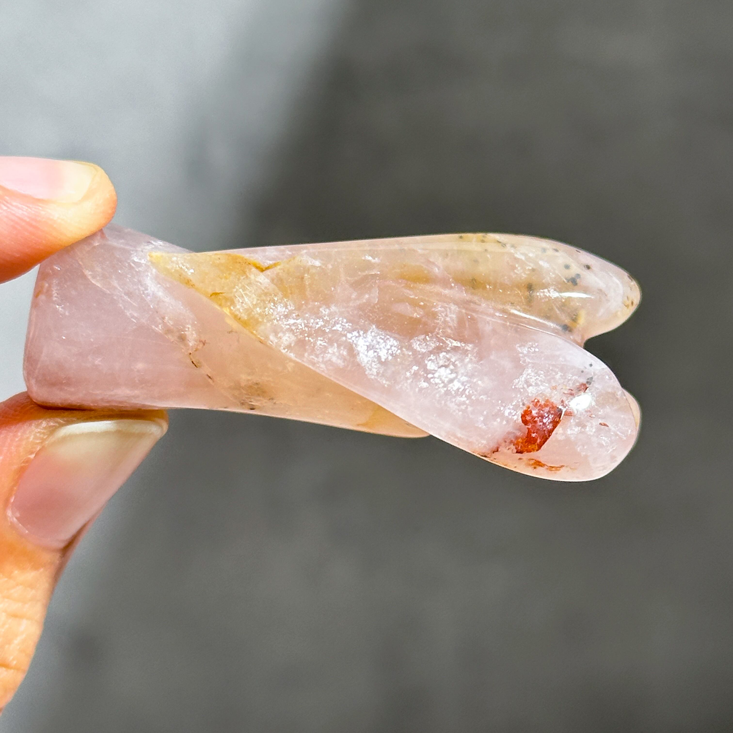 ゴールデンヒーラー×ローズクォーツ ミディアムエンジェル 02◇ Golden