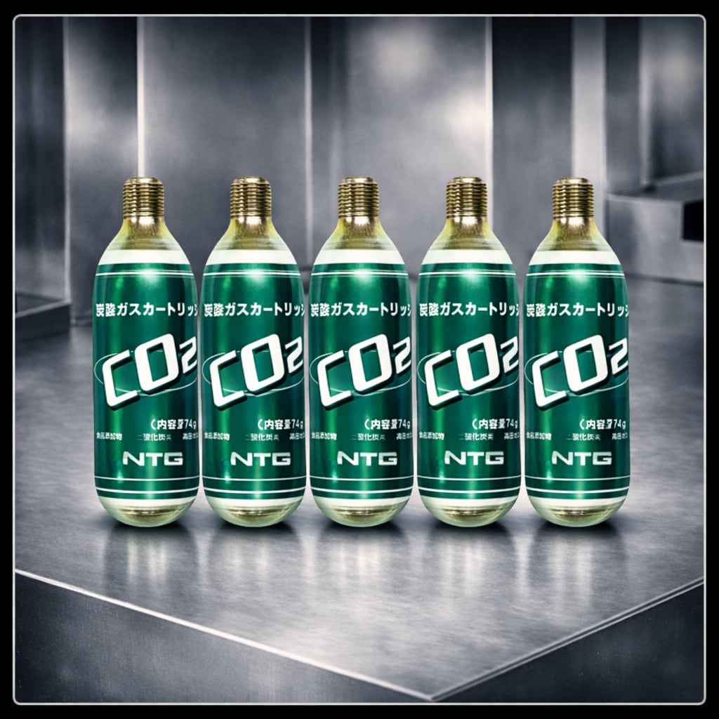 炭酸ガスカートリッジ（74g×5本入） | LOUVREDO