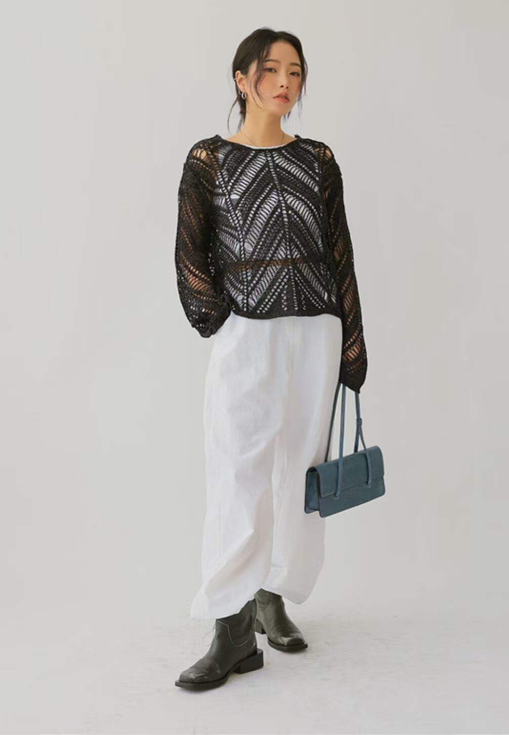 かぎあみニット　AJ1079-E03