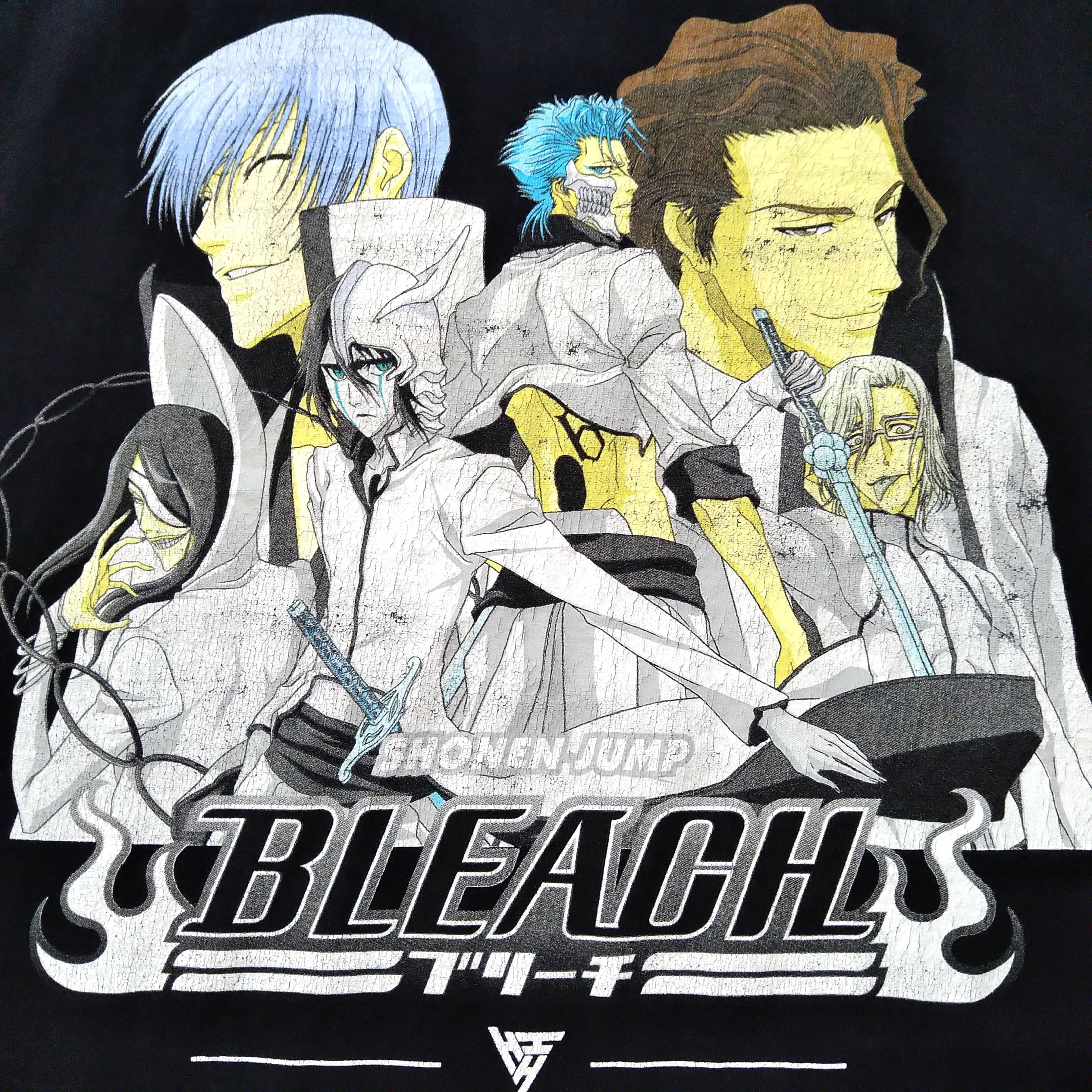 古着 bleach Tシャツ L 黒 アニメT ブリーチ 藍染惣右介 破面篇