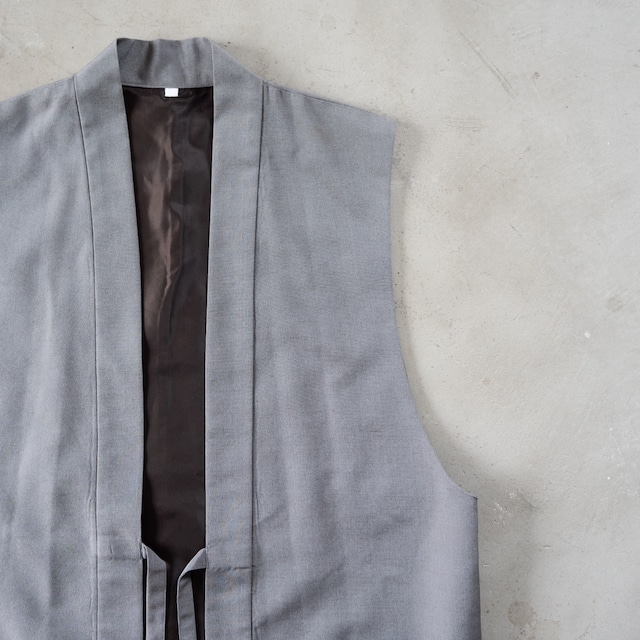 unknown used Silk wool Sleeve less HANTEN