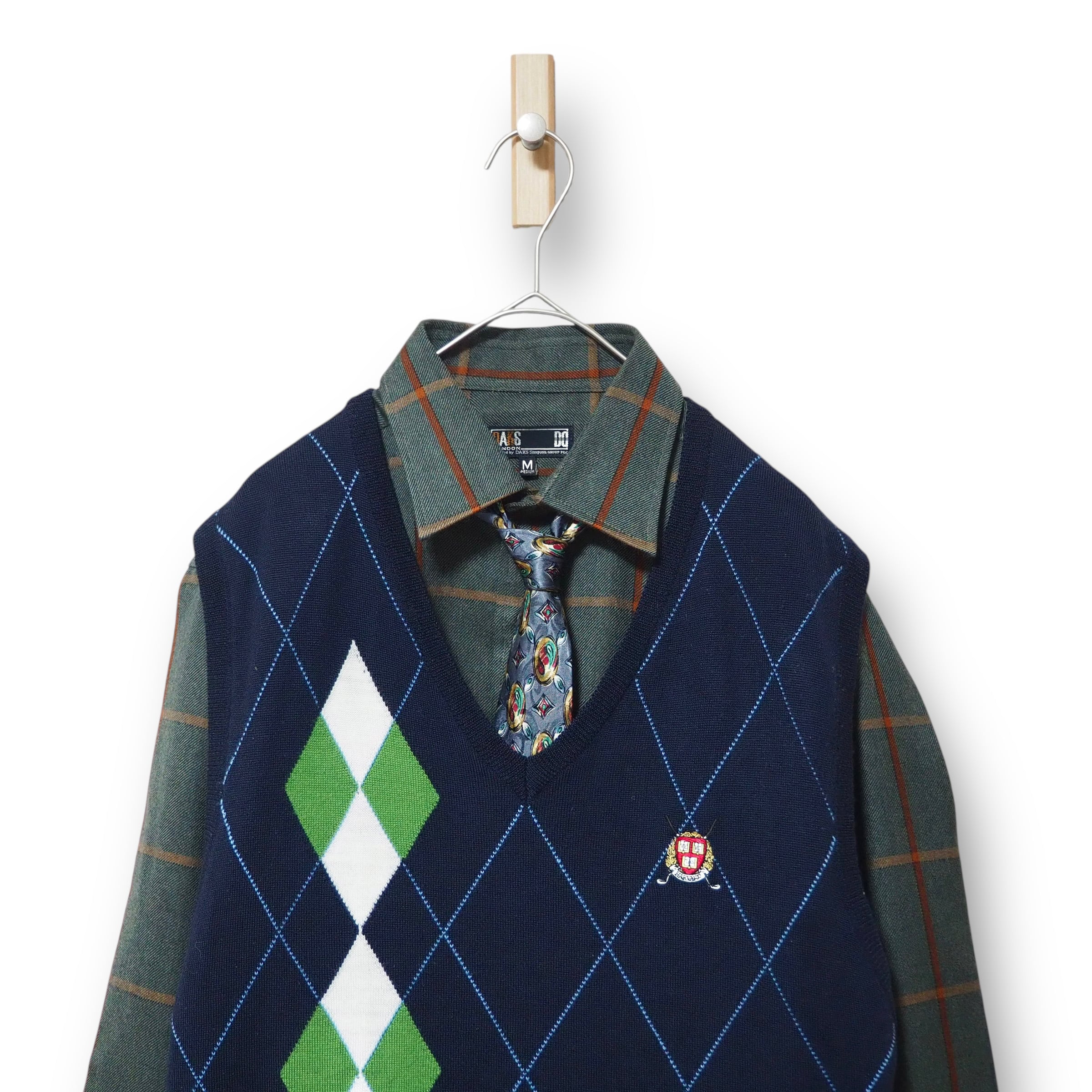 【VINTAGE】ネクタイシャツ+ベスト