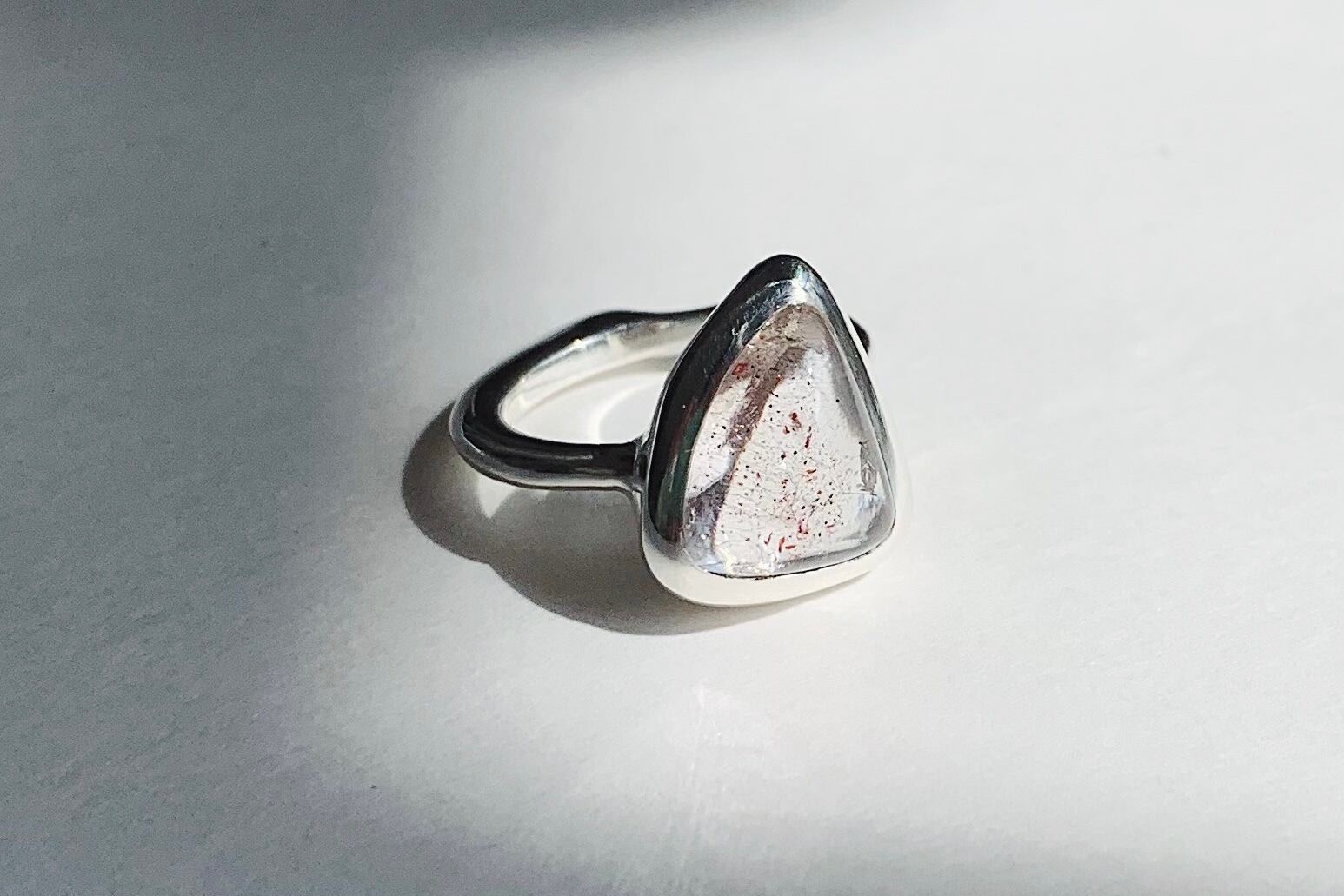 扉 レピドクロサイトインクォーツ リング silver no,174