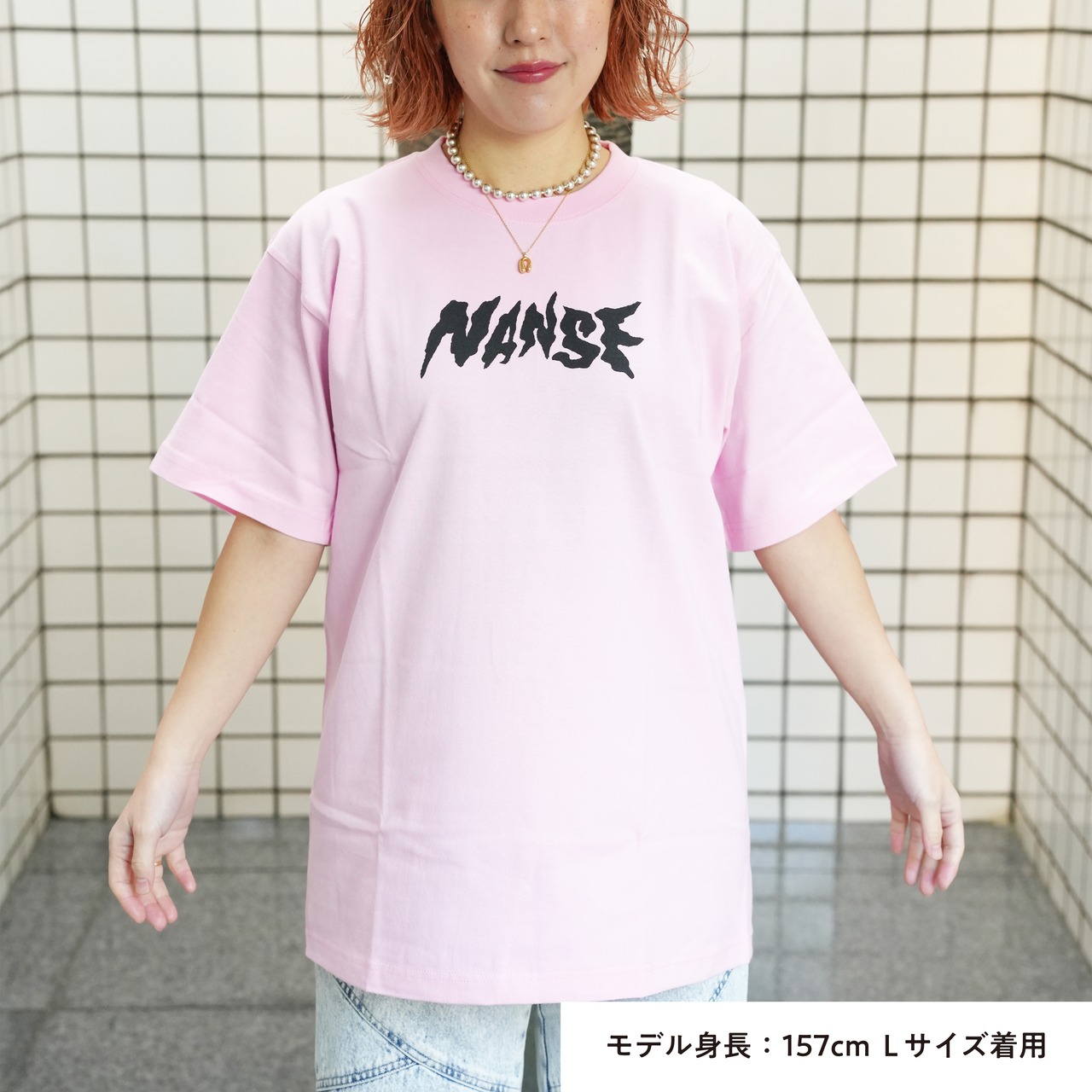 NANSE Logo T-shirt / Pink