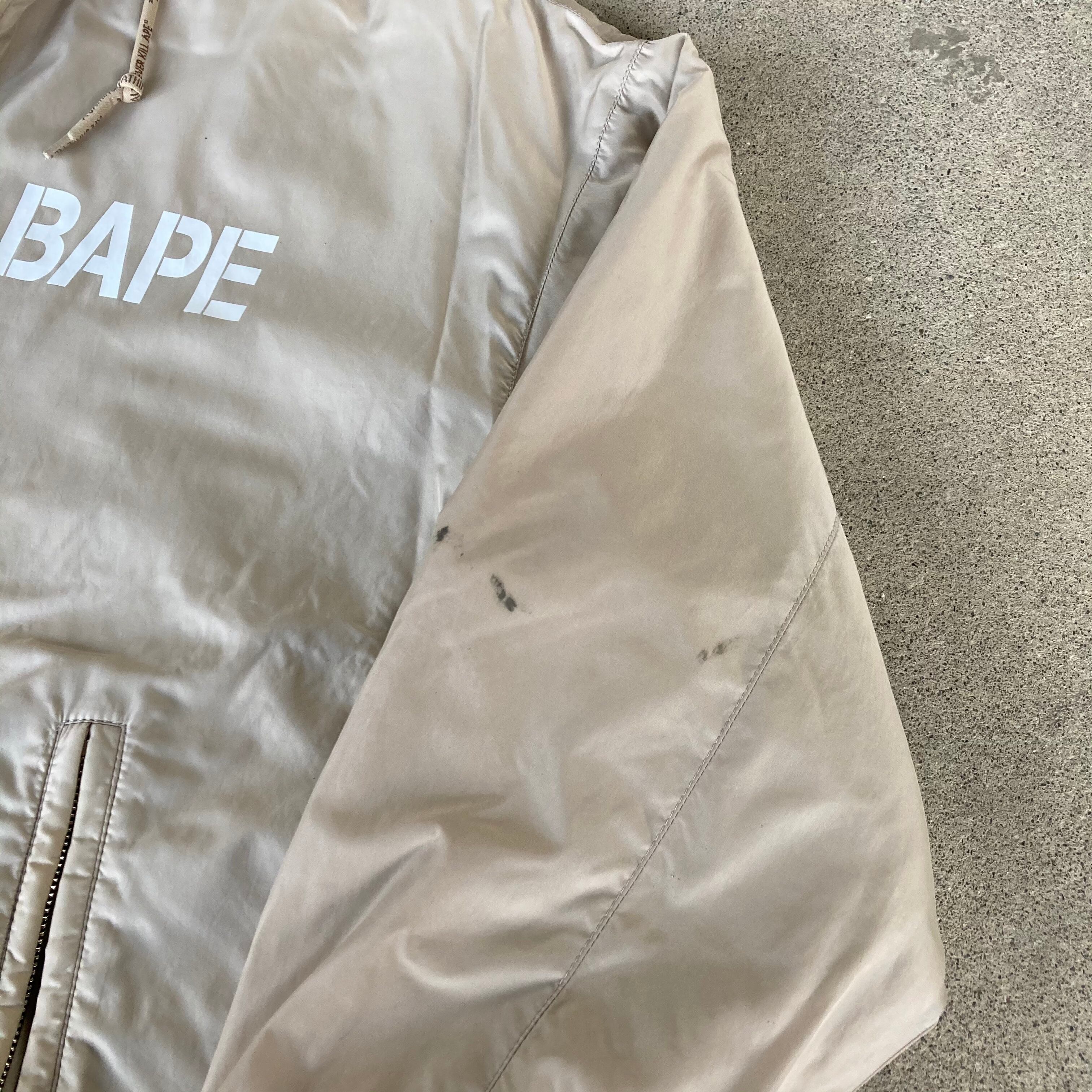 A BATHING APE アベイシングエイプ BAPE 初期 リバーシブル チョコチップ 迷彩 フードジャケット S