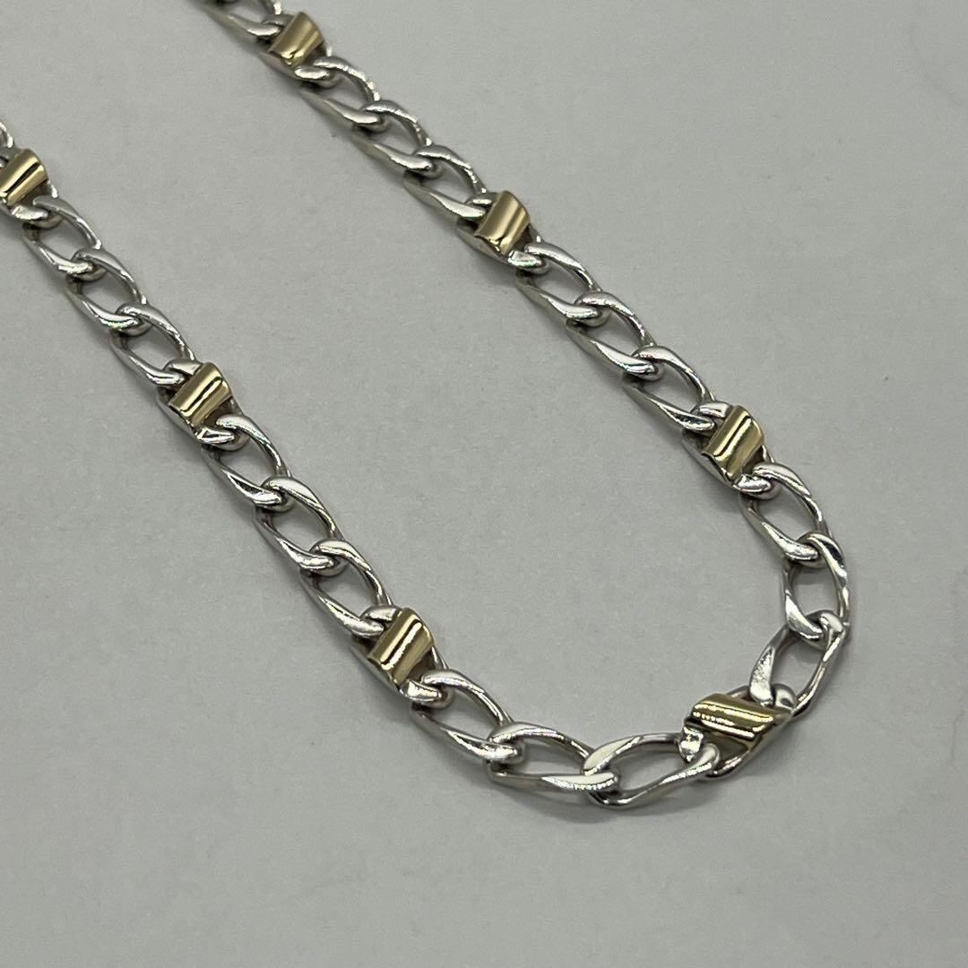 ティファニー TIFFANY フィガロチェーン ネックレス SV YG コンビ