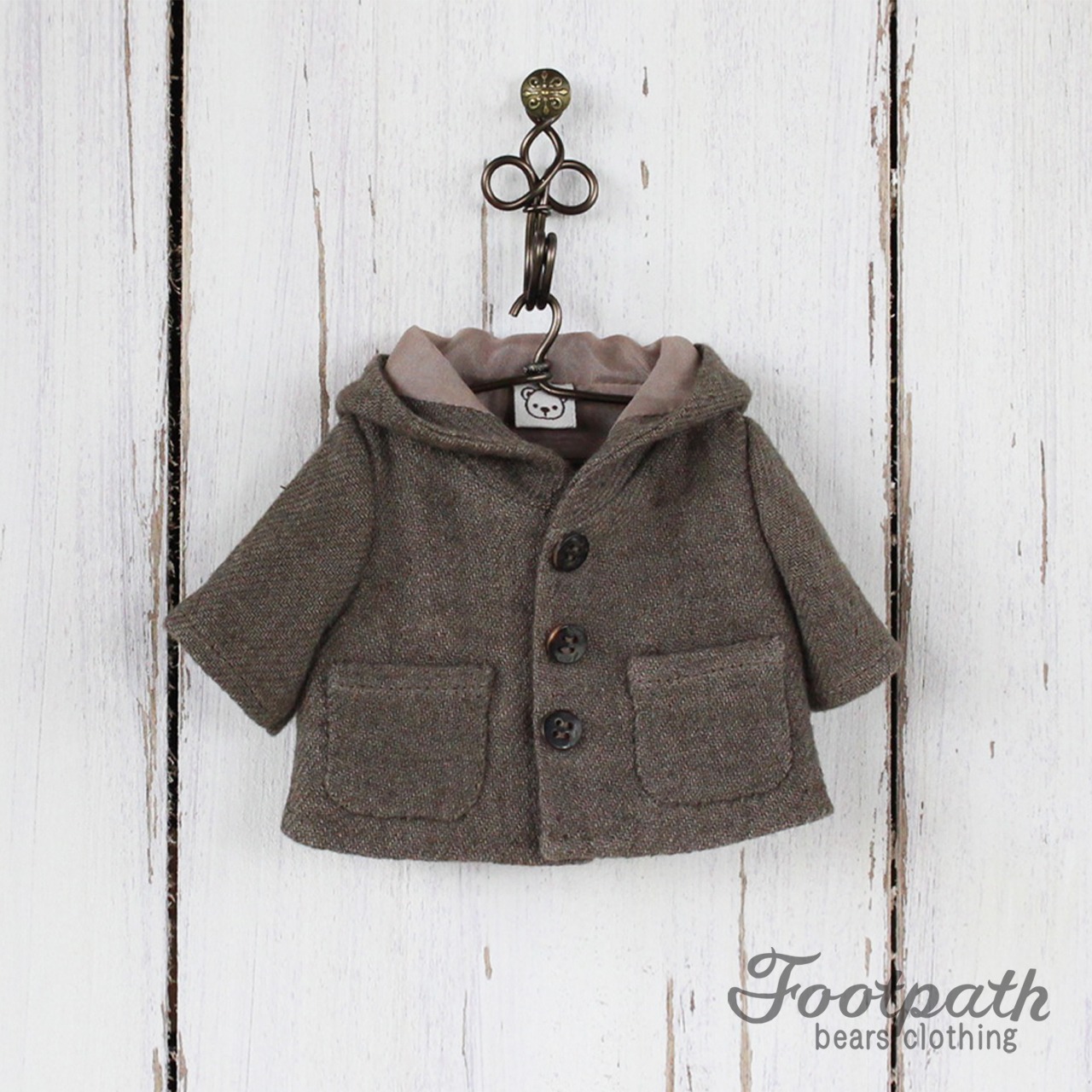 Vsb-1005 Brown hood jacket