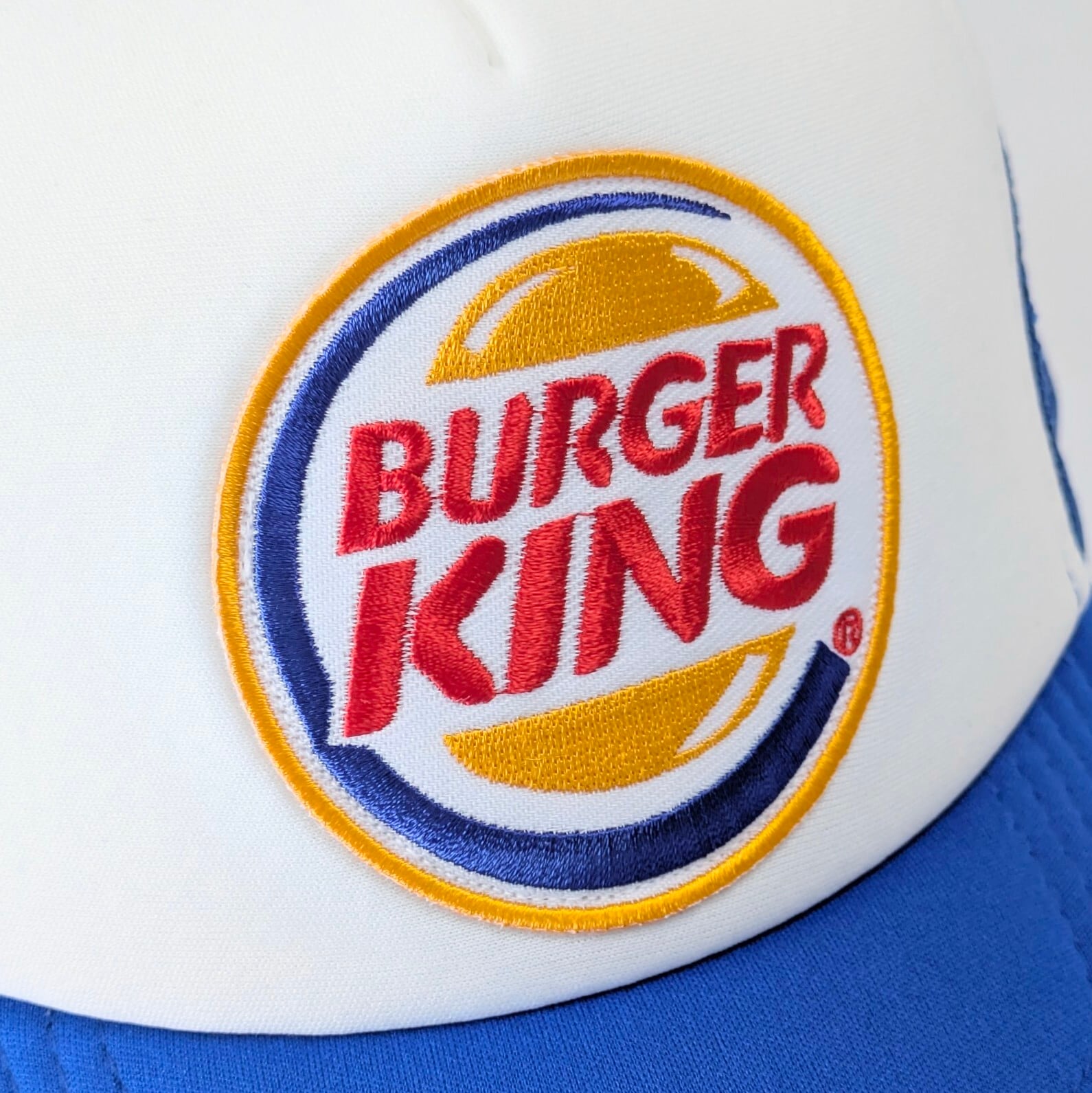【 Mesh Cap / メッシュキャップ 】BURGER KING バーガーキング / BLUE / レーシングキャップ / ベースボールキャップ 〚アメリカン雑貨 アメトイ〛 (Smile-drive) / 横浜ゴム / ヨコハマタイヤ / BLUE / レーシングキャップ / ベースボールキャップ 〚アメリカン雑貨 アメトイ〛