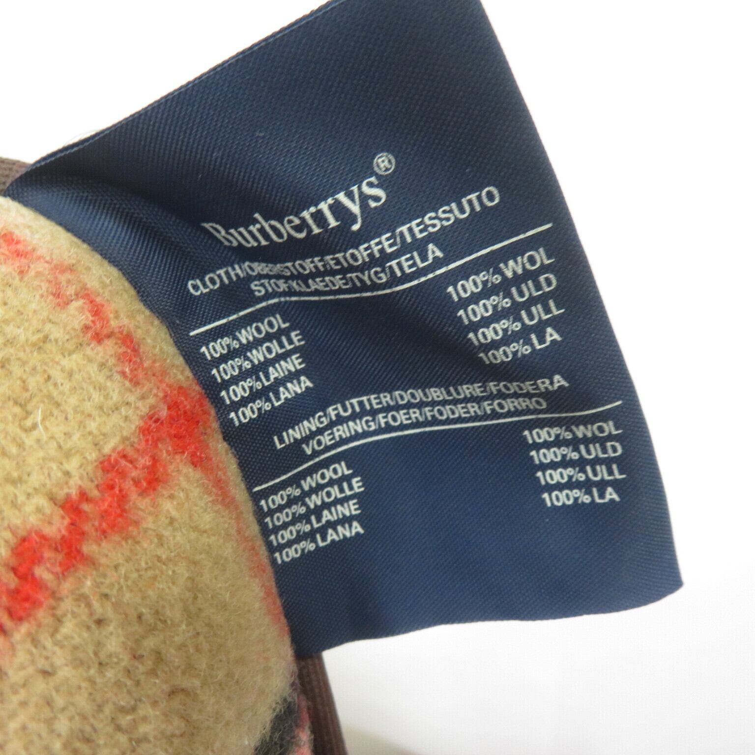 英国製 Burberrys SPECIALITY ダッフルコート チェック裏地 size06REG