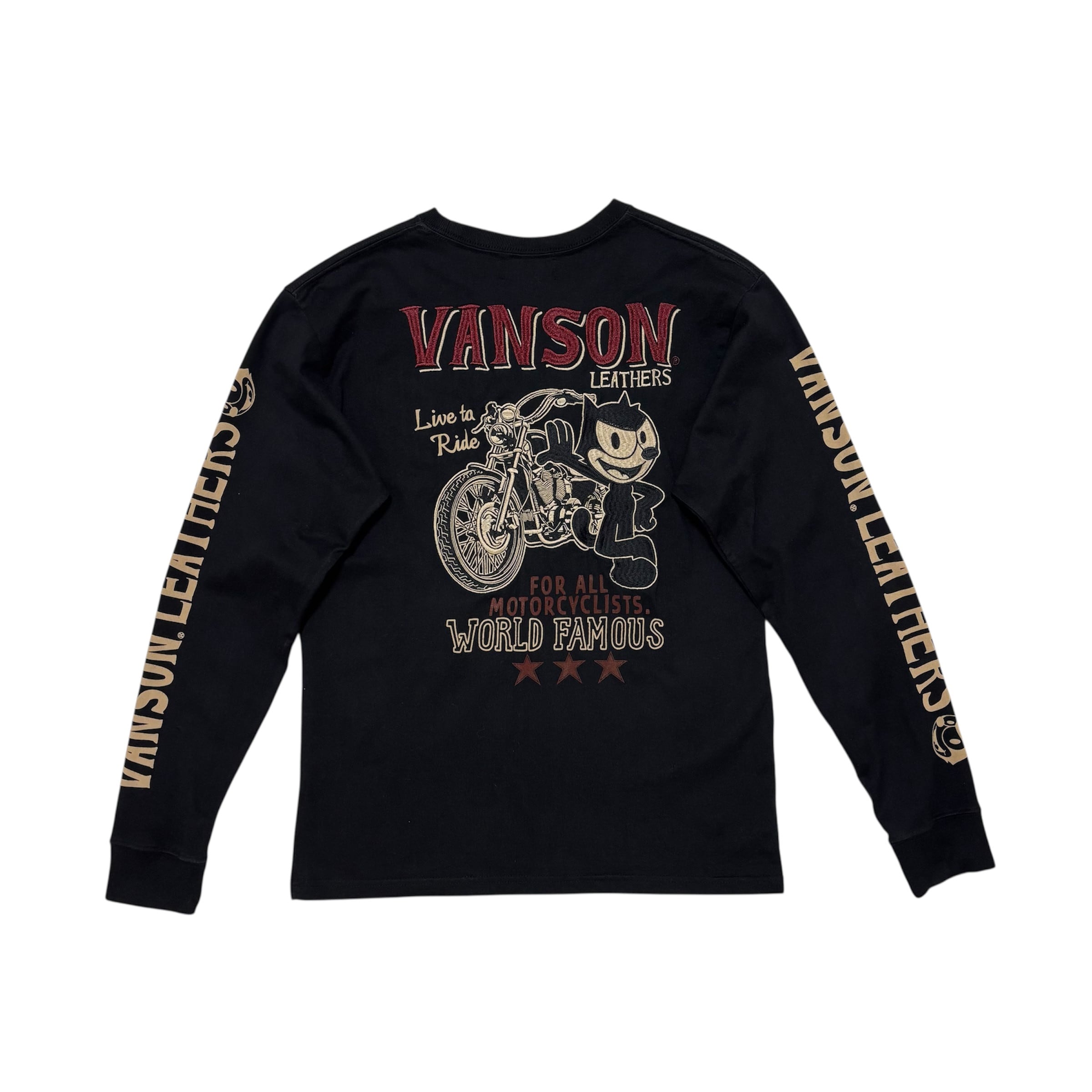 古着 バンソン VANSON フィリックス ザ キャット FELIX the CAT コラボ