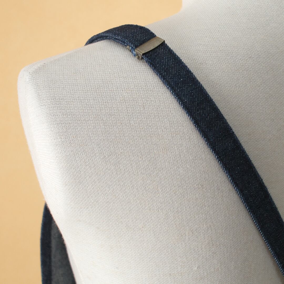 atelier naruse アトリエナルセ コットンデニムサロペットパンツ・インディゴ