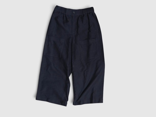 DIGAWEL” Cropped wide pants Navy”