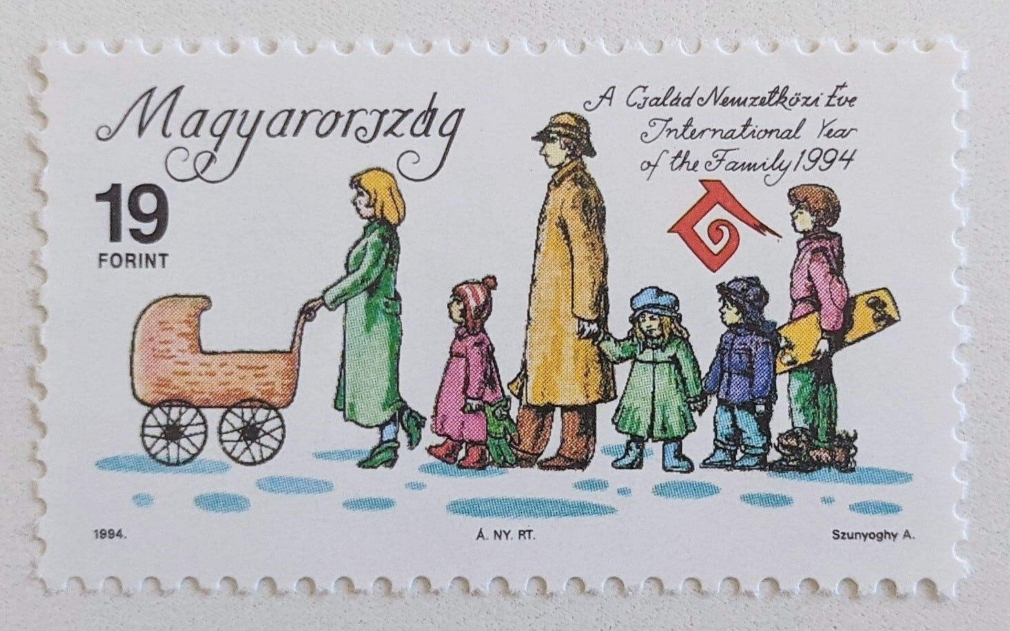 国際家族年 / ハンガリー 1994 | Stempel ― 旅する切手 ―