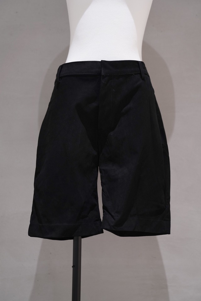 【ラスト1】keisukeyoneda leather shorts Black