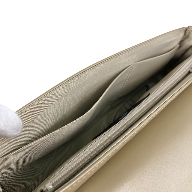 GIVENCHY ジバンシィ ハンドバッグ ベージュ ロゴ レザー vintage ヴィンテージ オールド f832t4