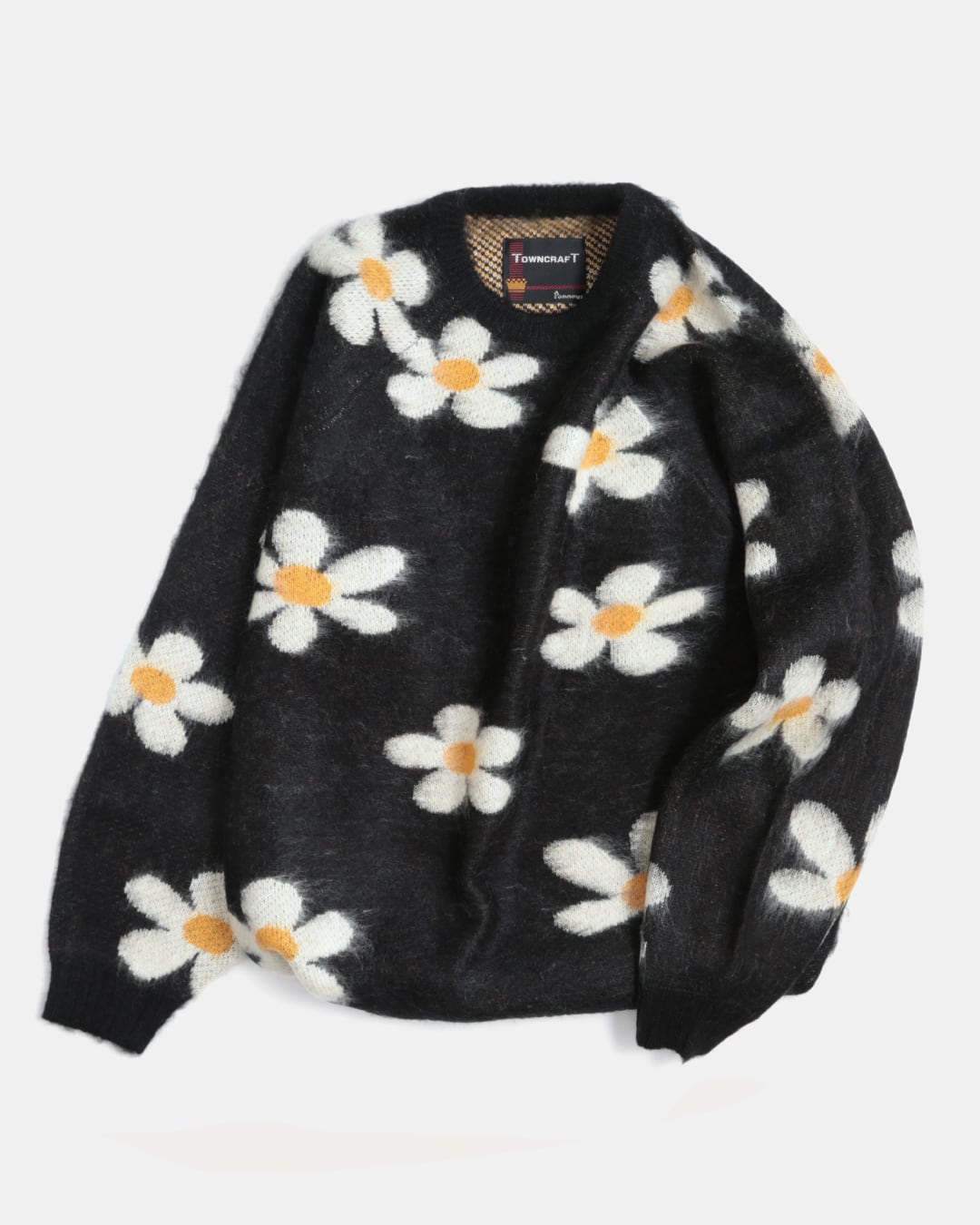 TOWNCRAFT|Shaggy Raglan Crew Sweater