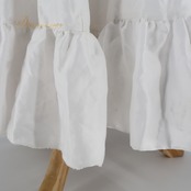 フラメンコ 衣装 ファルダ スカート ペチコート ホワイト系 無地 シンプル 練習 レッスン インナー 白 ボランテ フリル 爽やか 明るい ダンス衣装 イベント 重ね着 オールホワイト