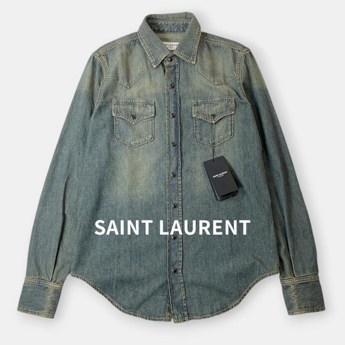 未使用 SAINT LAURENT サンローラン クラシック ウエスタン シャツ / J&NREUSE レディース トップス