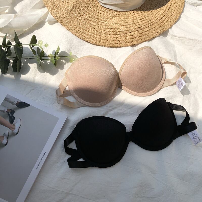 スプリングサマーストラップレスソリッド カラーバックレディース 春物 夏物 ソリッドカラー ドラファッションホール69501498024