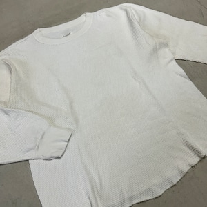 UNKNOWN THERMAL CUT SEW WHITE