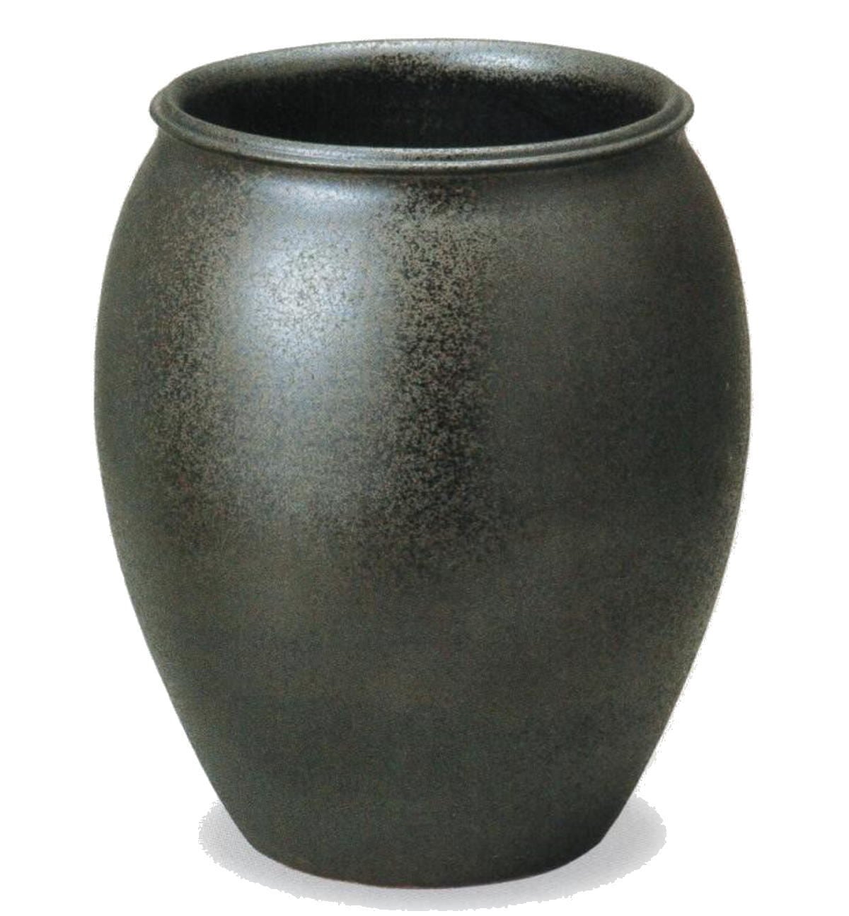 窯肌壺型傘立 （信楽焼き・陶器・傘立て・梅雨・雨・玄関・収納・B043