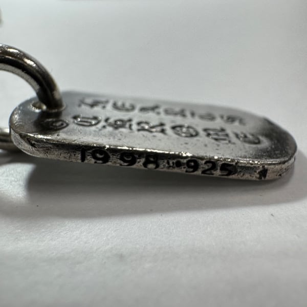 最安値　正規品　クロムハーツ　セメタリークロススモールドッグタグ CHROME HEARTS/クロムハーツ セメタリークロスドッグタグ スモール